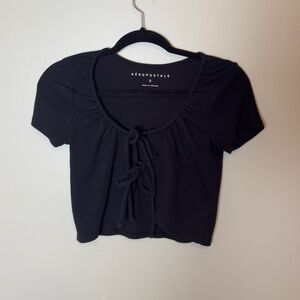 Aeropostale Black Crop Top